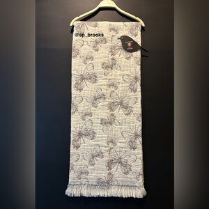 🎁Piscatextil Throw Blanket - Plum - Large Butterflies - Cotton - Portugal Throw